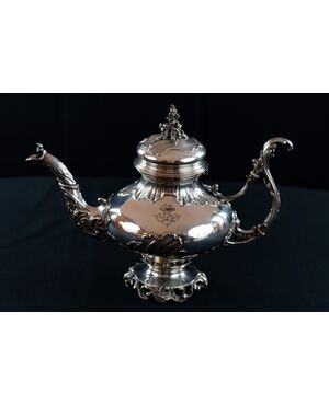 Silver teapot     