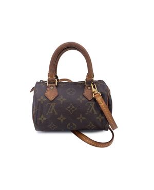 LOUIS VUITTON Borsa a Mano Vintage in Tela Col. Marrone Nano Speedy / Mini HL S