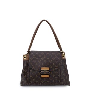 LOUIS VUITTON Borsa Shopper in Tela Col. Marrone Olympe M