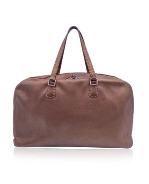 FENDI Borsa a Mano in Pelle Col. Marrone L