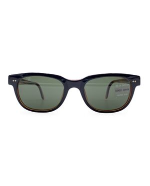 GIORGIO ARMANI Occhiali da Sole Vintage in Acetato Col. Nero