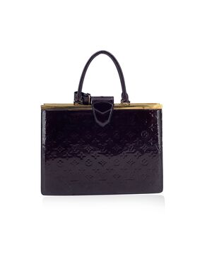 LOUIS VUITTON Borsa a Mano in Pelle Lucida Col. Viola Deesee M