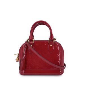 LOUIS VUITTON Borsa a Mano in Pelle Lucida Col. Rosso Alma BB M