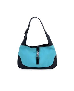 GUCCI Borsa Hobo in Tela Col. Turchese Jackie M