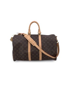 LOUIS VUITTON Borsa da Viaggio in Tela Col. Marrone Keepall L