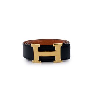 HERMES Cintura in Pelle Col. Nero H