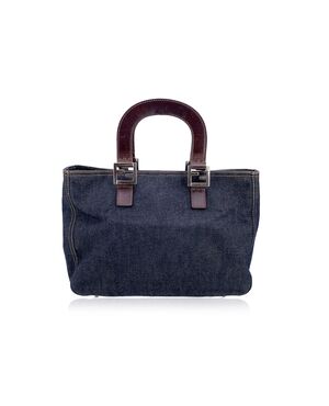 FENDI Borsa Shopper in Denim Col. Blu M