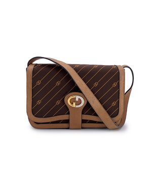GUCCI Borsa a Tracolla Vintage in Tela Col. Marrone M