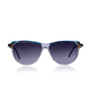 FENDI Occhiali da Sole Vintage in Acetato Col. Blu
