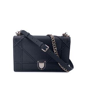 DIOR Borsa a Tracolla in Pelle Col. Nero Diorama M