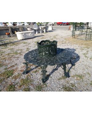 Panca in ghisa circolare da albero