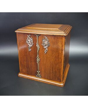 Scatola per sigari antica, Humidor, epoca fine 800 