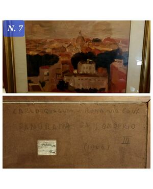 DIPINTO OLIO DI CARLO QUAGLIA