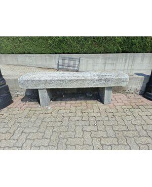 Panca in pietra H61 - 207x50