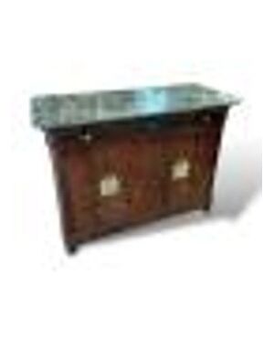  Credenza in Legno con Marmo, Napoleone III