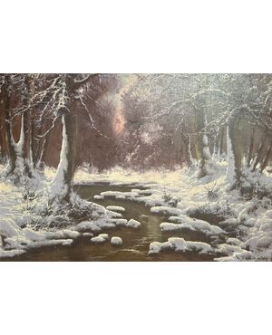 dipinto olio su tela cm 50 x 70
