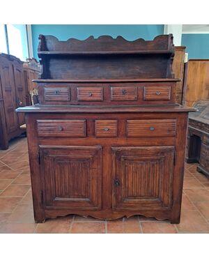 Credenza in ciliegio del '700 con alzata