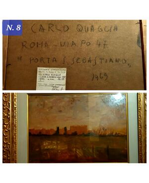 DIPINTO AD OLIO CARLO  QUAGLIA