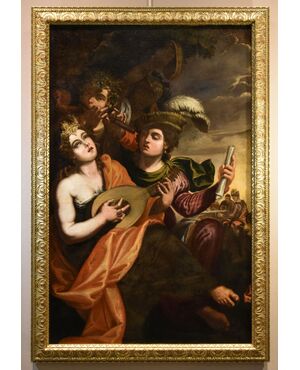 Enea e la regina Didone, Pseudo-Caroselli (Roma, attivo c.a 1630/1650) Attribuito a 
