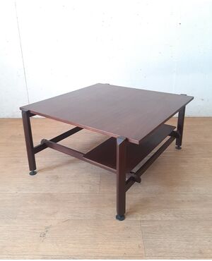 TAVOLO BASSO DA SALOTTO IN TEAK DESIGN MODERNO ORIGINALE DEGLI ANNI '60