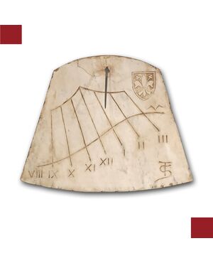 MERIDIANA IN MARMO PRIMO XIX SECOLO 