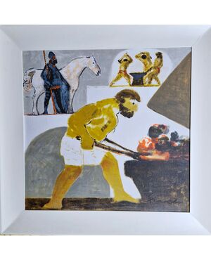 Salvatore Fiume silkscreen