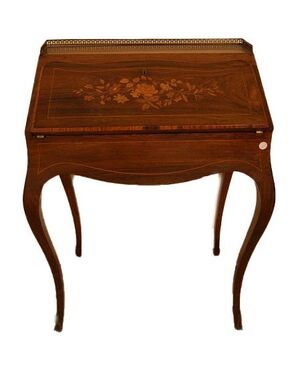 Antica ribaltina francese del 1800 stile Luigi XV