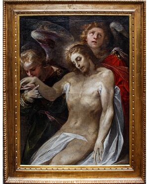 Giuseppe Cesari, known as Cavalier d'Arpino (Arpino 1568 – Rome 1640), Dead Christ and Angels