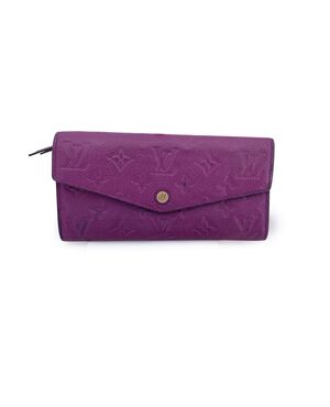 LOUIS VUITTON Portafoglio in Pelle Col. Viola Curieuse M