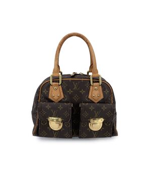 LOUIS VUITTON Borsa a Mano in Tela Col. Marrone Manhattan M