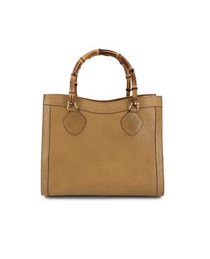 GUCCI Borsa Shopper in Pelle Col. Beige Diana Bamboo M