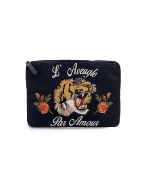GUCCI Borsa Ventiquattrore in Tela Col. Nero M