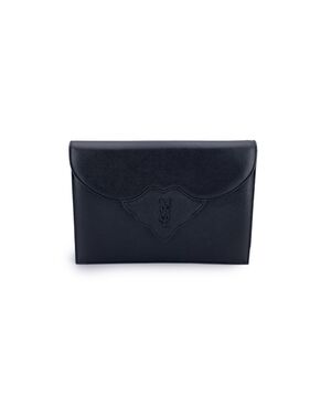 YVES SAINT LAURENT Pochette Vintage in Pelle Col. Nero S