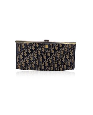 DIOR Pochette Vintage in Tela Col. Blu Diorissimo S