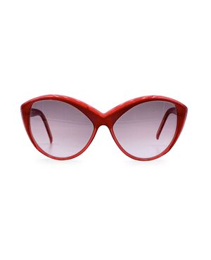 YVES SAINT LAURENT Occhiali da Sole Vintage in Acetato Col. Rosso