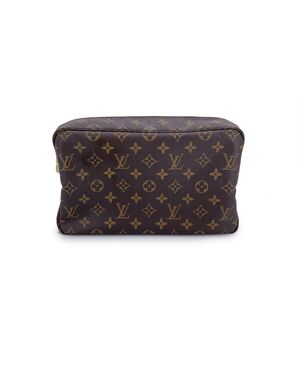 LOUIS VUITTON Pochette in Tela Col. Marrone Trousse de Toilette M