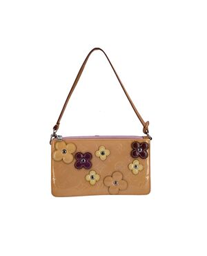 LOUIS VUITTON Pochette in Pelle Lucida Col. Beige Lexington S