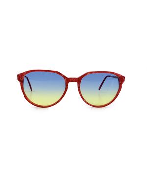 YVES SAINT LAURENT Occhiali da Sole Vintage in Acetato Col. Rosso