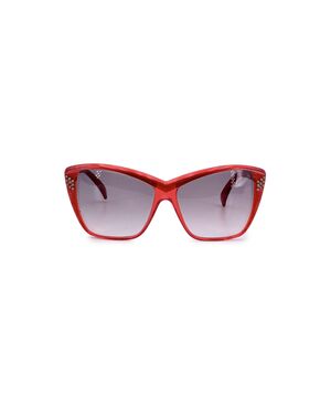 YVES SAINT LAURENT Occhiali da Sole Vintage in Acetato Col. Rosso