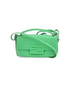 FENDI Borsa a Tracolla in Pelle Col. Verde Baguette S