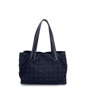 CHANEL Borsa Shopper in Tela Col. Nero New Travel Line M