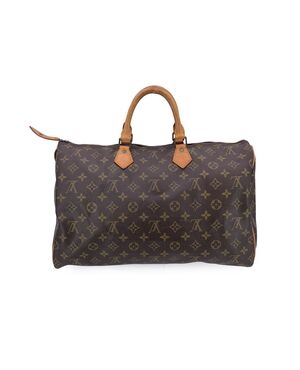 LOUIS VUITTON Borsa a Mano Vintage in Tela Col. Marrone Speedy L