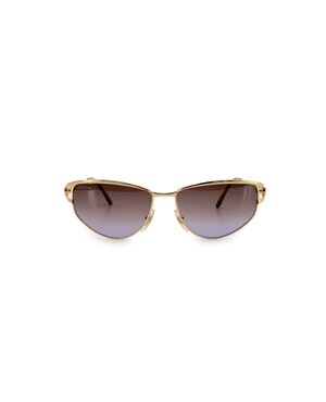 GIANNI VERSACE Occhiali da Sole Vintage in Metallo Col. Oro