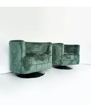 Coppia di poltrone girevoli - Anni 90