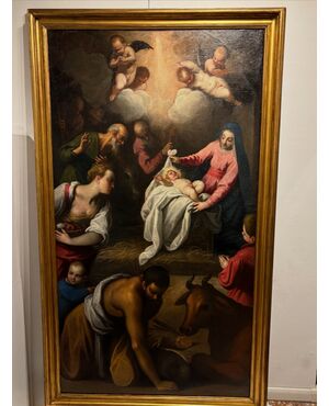 Olio su tela Jacopo Palma il Giovane , Venezia 1548-1628 VENDUTO