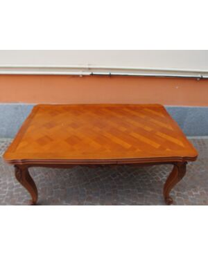 TAVOLO ALLUNGABILE A TIRO RETTANGOLARE STILE PROVENZALE EPOCA 900