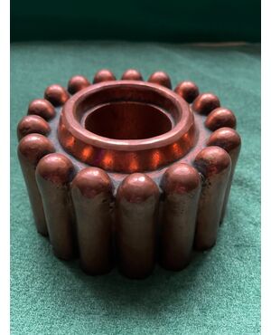 Copper mold for pudding. France.     
