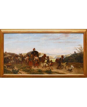 Adolf Northen (Münden, 6 novembre 1828 – Düsseldorf, 28 maggio 1876), Carovana in viaggio
