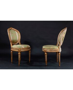 Suite da salotto lombarda Luigi XVI