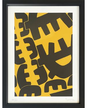 "Composizione" - Litografia Giuseppe Capogrossi (1900-1972)